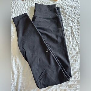 Lululemon Black Luon Wunder Under size 8 - full length